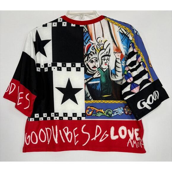 Dolce & Gabbana Women’s All Over Print Top Shirt Size 48 /US Large - Picture 2 of 9